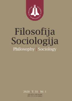 A Forgotten Philosopher Juozapas Čepėnas: Ethic Insights Cover Image