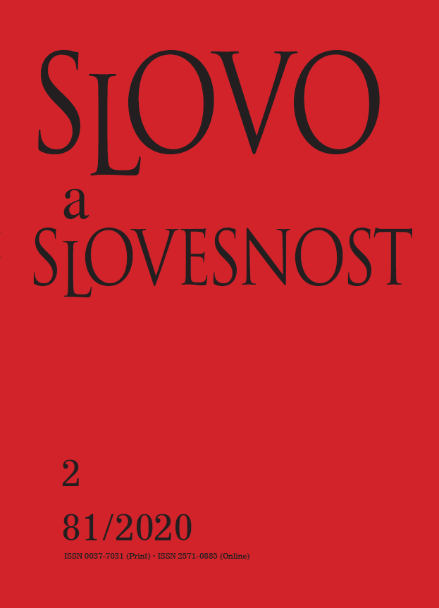 The Old Czech language in historical fiction: A reflection on a linguistic construct Cover Image