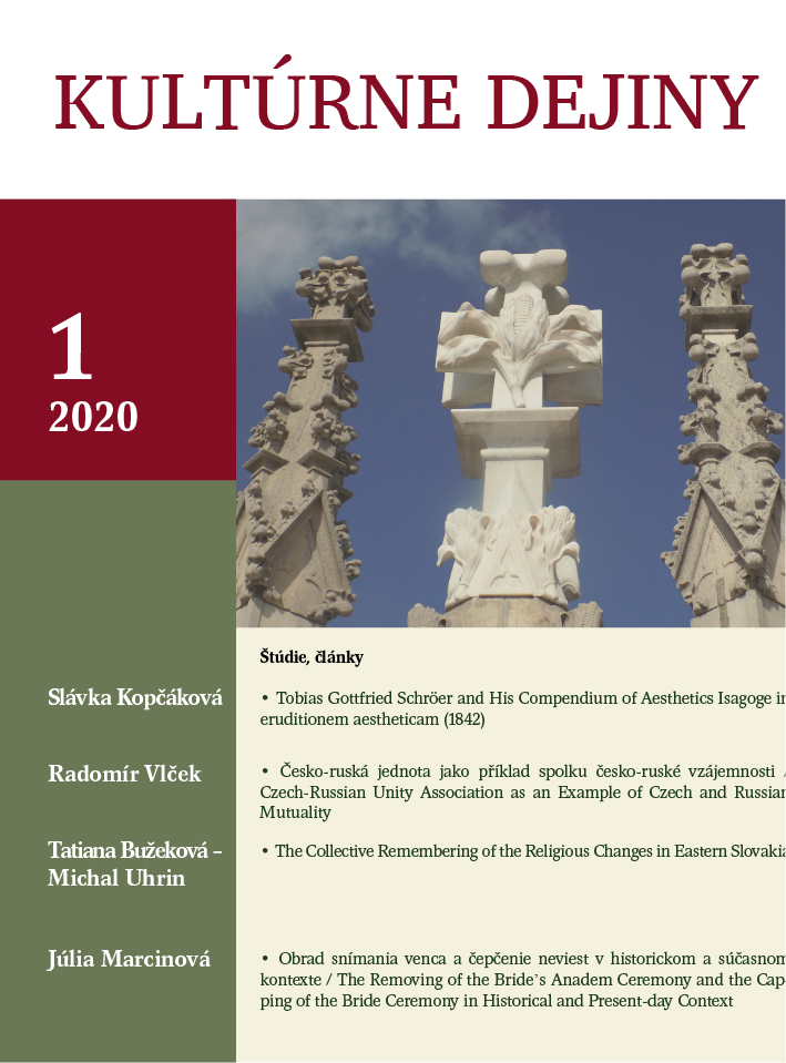 The Collective Remembering of the Religious Changes in Eastern Slovakia Cover Image