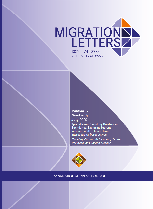 Manifestations and Contestations of Borders and Boundaries in Everyday Understandings of Integration Cover Image