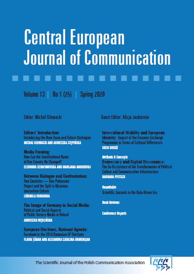 Between Dialogue and Confrontation: Two Countries — One Profession Project and the Split in Ukrainian Journalism Culture Cover Image