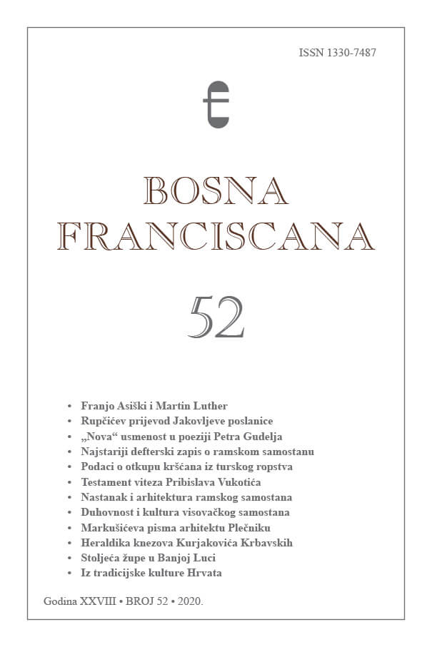 Development and the Architecture of the Franciscan Convent Rama-Šćit Cover Image