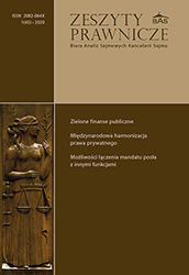 Composition of an audit committee in a voivodeship sejmik (regional parliament), district council and municipal council, as well as conflicts of interest in local government Cover Image