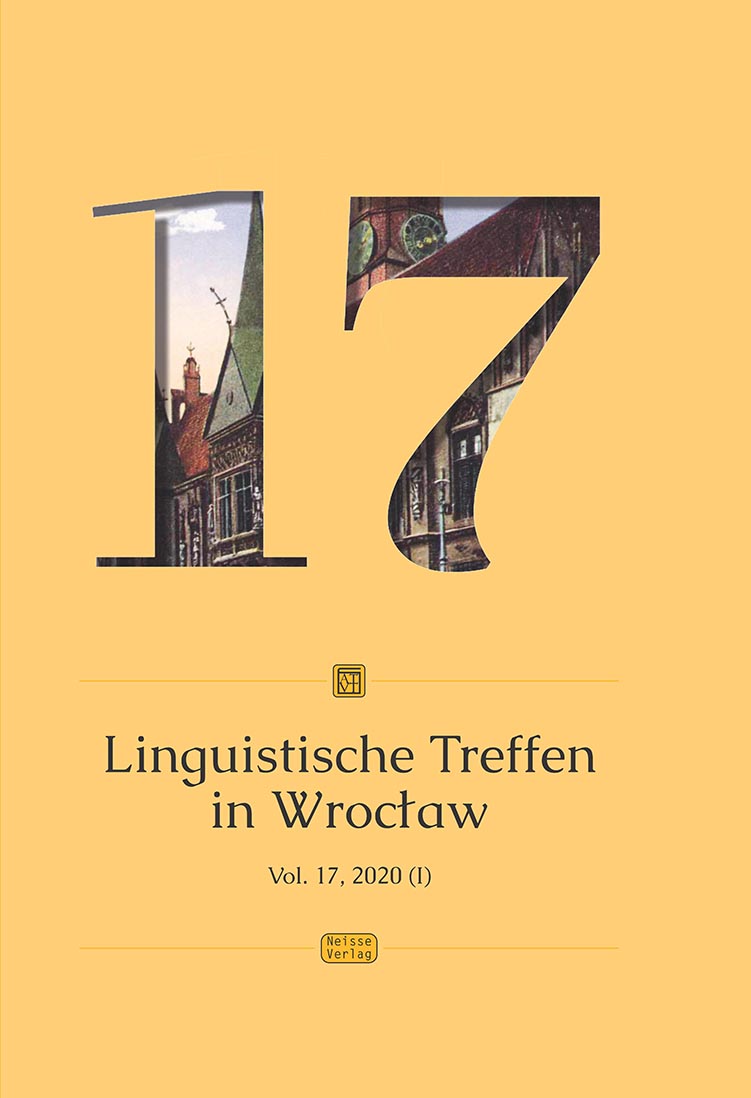 “He is a true hero”. On the Language Manipulation in the Presentation of the Austro-Hungarian Soldiers in the “Krakauer Zeitung” (1916–1917). An Analysis of the Lexical-Morphological Means on the Basis of the Article Series “Aus dem goldenen Buche un Cover Image