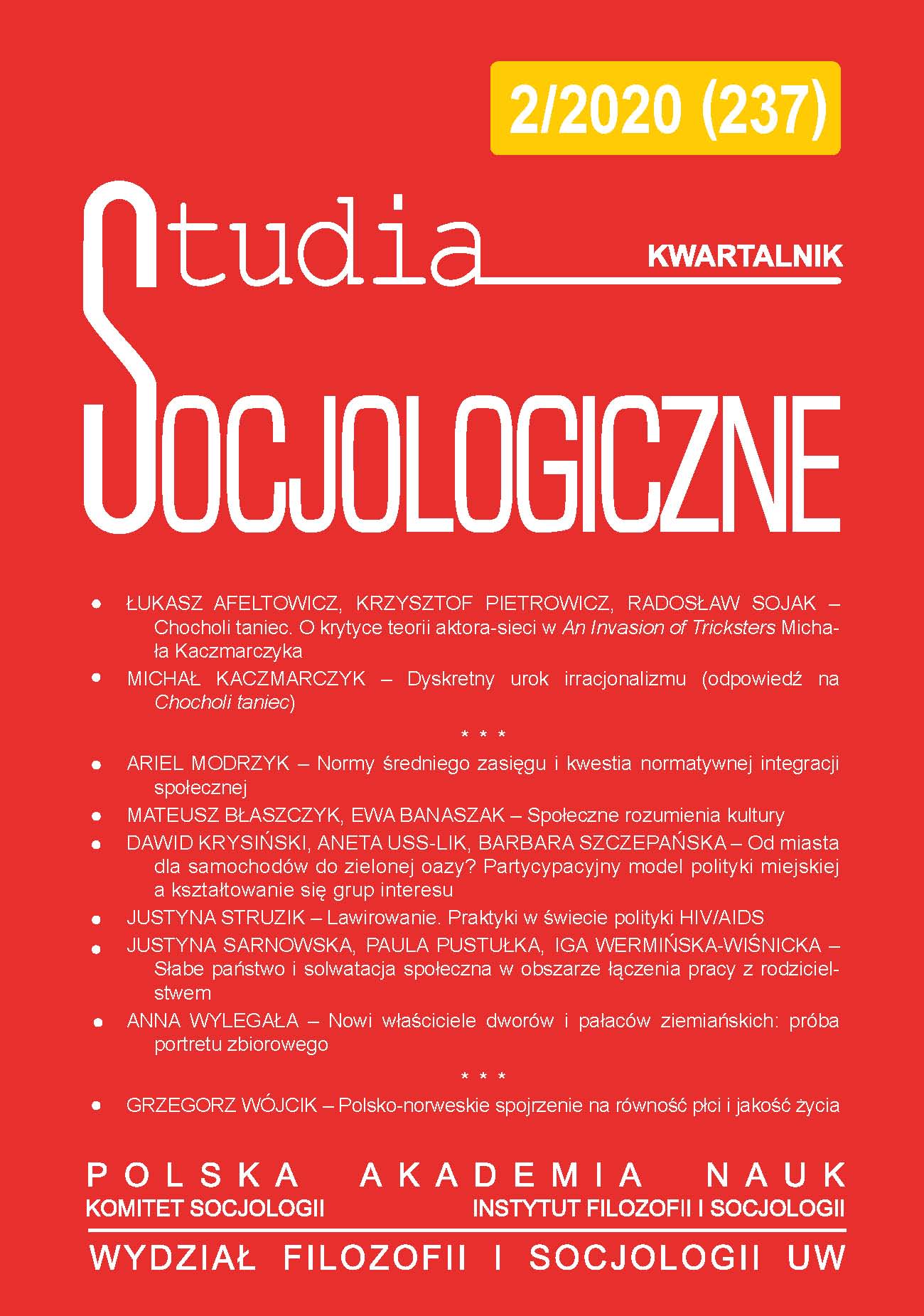 The Dance of a Straw Man. On Criticism of Actor-Network Theory in Michał Kaczmarczyk’s An Invasion of Tricksters Cover Image