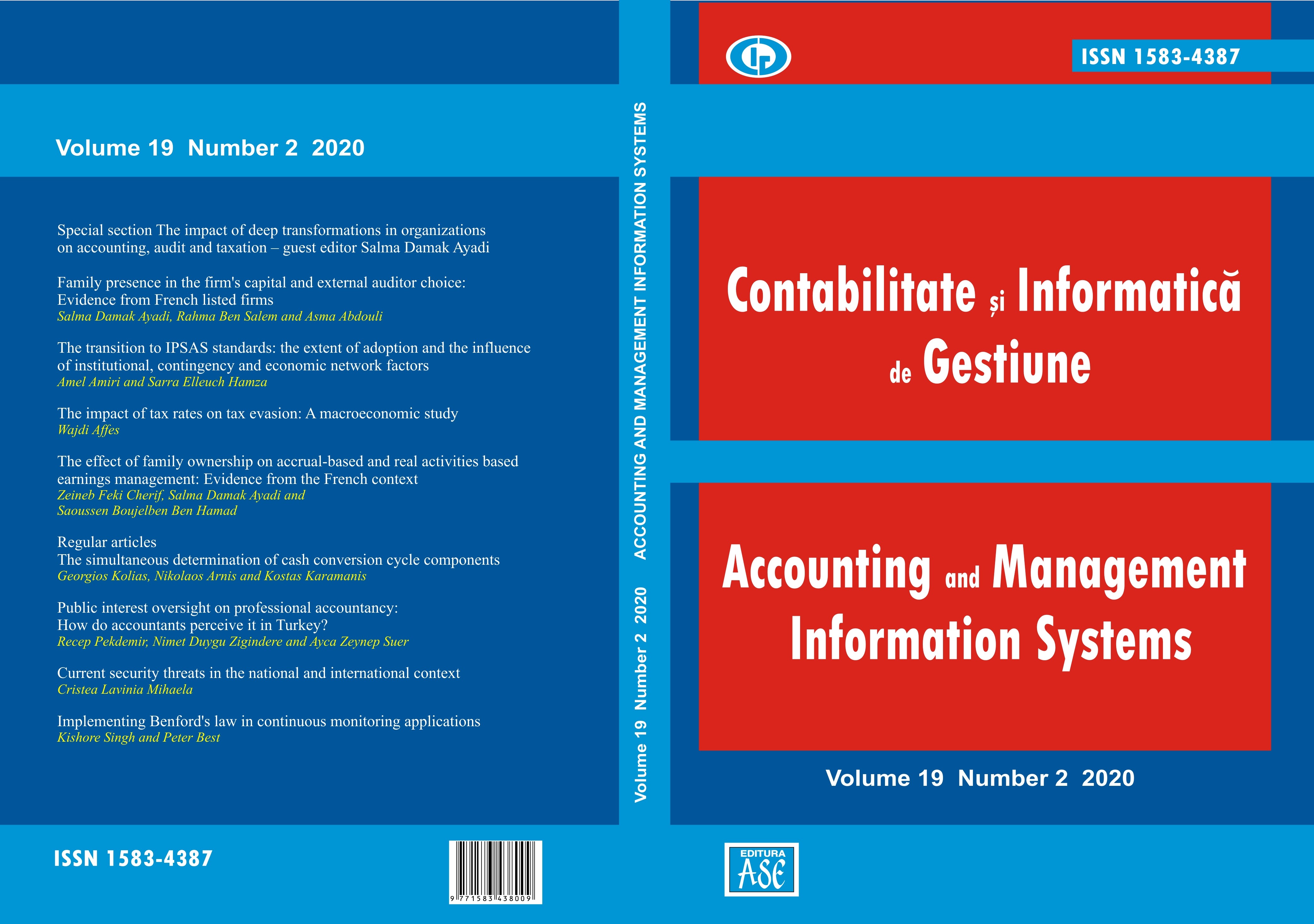 Public interest oversight on professional accountancy: How do accountants perceive it in Turkey? Cover Image