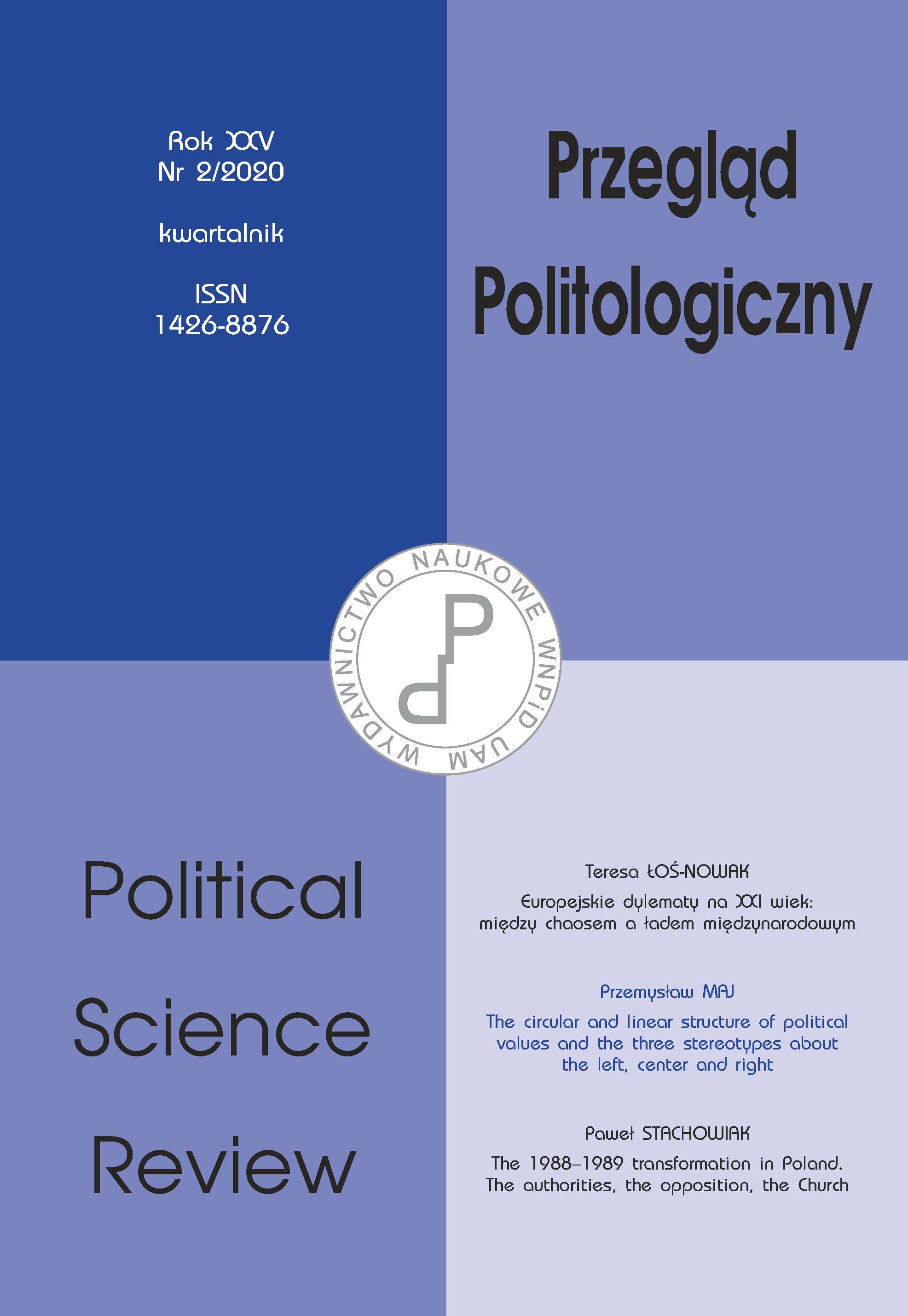 Voter turnout at the national level in Poland – selected aspects Cover Image