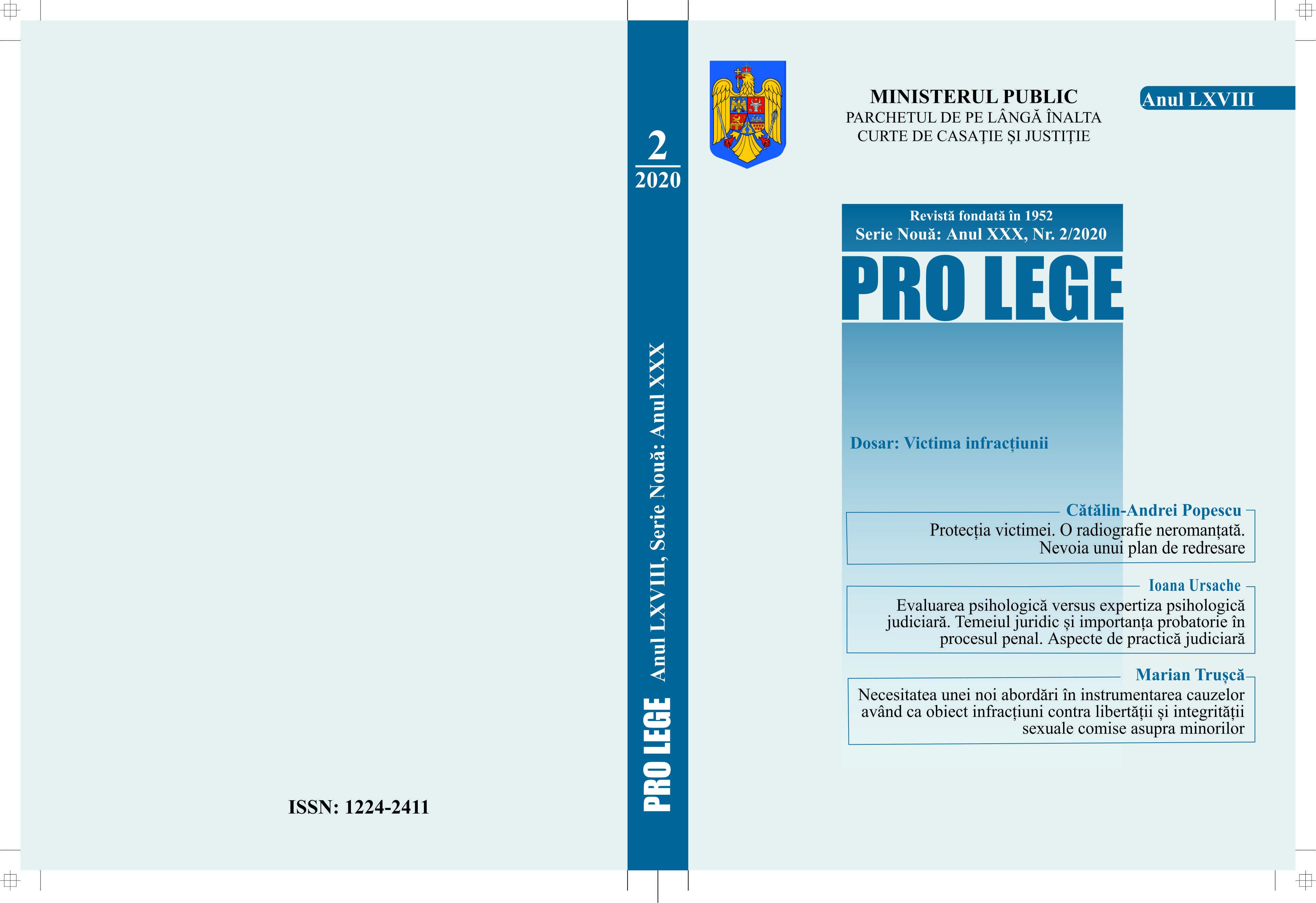 The official misconduct provided by Art. 99 let. a) of the Law no. 303/2004 on the status of judges and prosecutors. Jurisprudence Cover Image