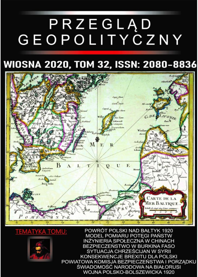 ODZYSKANIE DOSTĘPU DO BAŁTYKU W 1920 ROKU I PROBLEM BEZPIECZEŃSTWA MORSKIEGO POLSKI