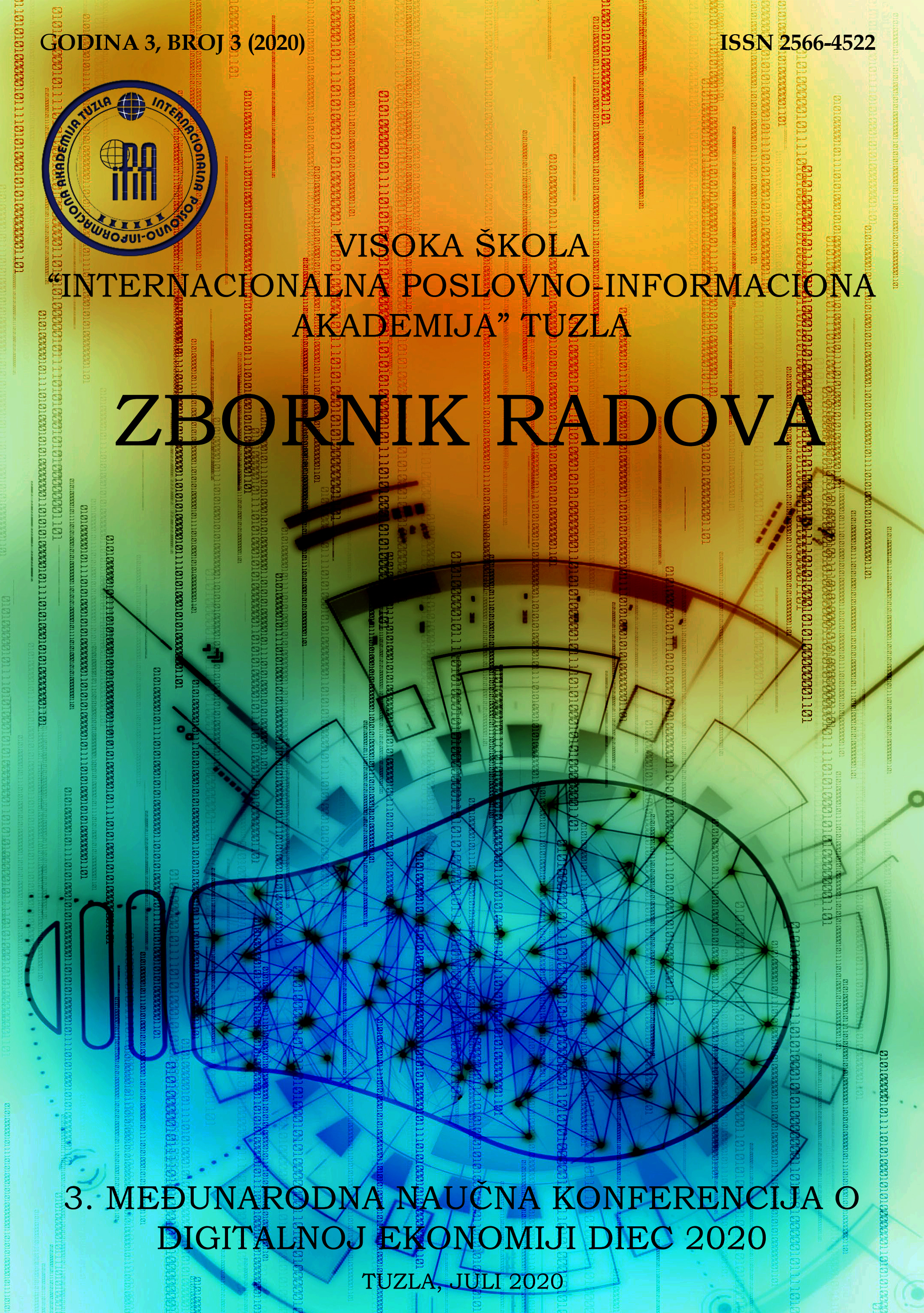 SHARING ECONOMY LEGISLATION FROM A RENTAL REAL ESTATE PERSPECTIVE IN THE FEDERATION OF BOSNIA AND HERZEGOVINA ENTITY Cover Image