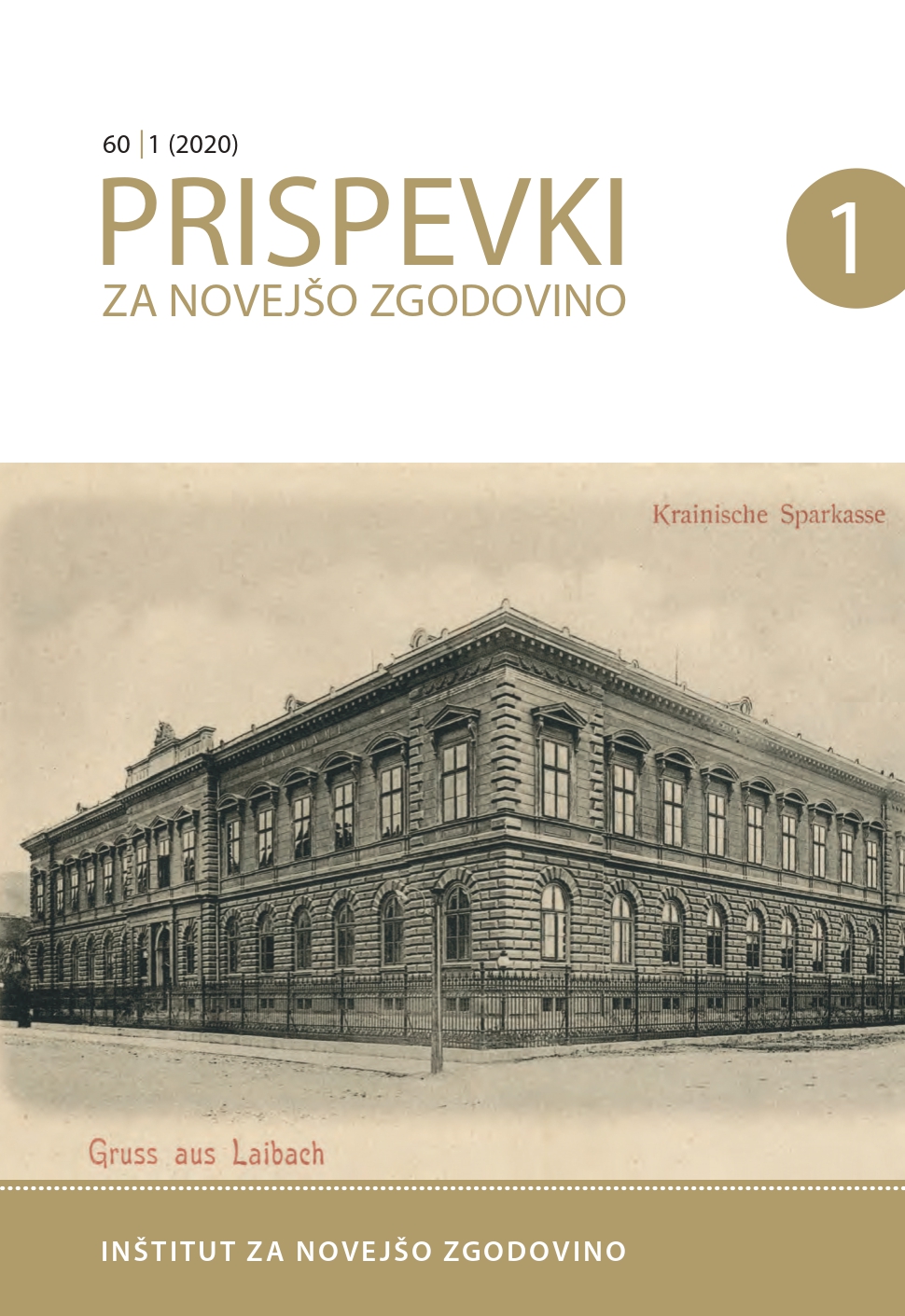 Carniolan Savings Bank and Slovenian-German Relations in 1908 and 1909 Cover Image