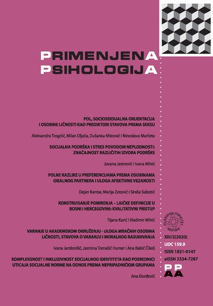 SOCIAL IDENTITY COMPLEXITY AND INCLUSIVENESS AS MEDIATORS OF THE IMPACT OF A SOCIAL NORM ON ATTITUDES TOWARDS OUTGROUPS Cover Image