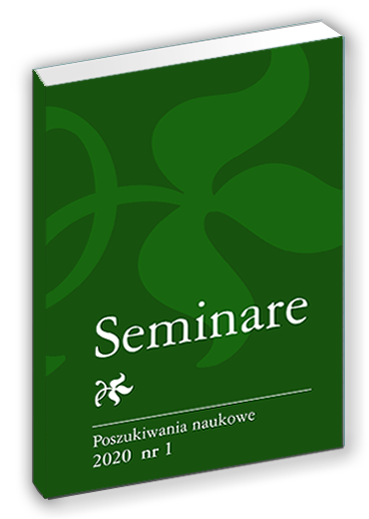 A Report on the Functioning of the Salesian Society Seminary in Ląd-on-Warta in the Academic Year 2018/2019 Cover Image