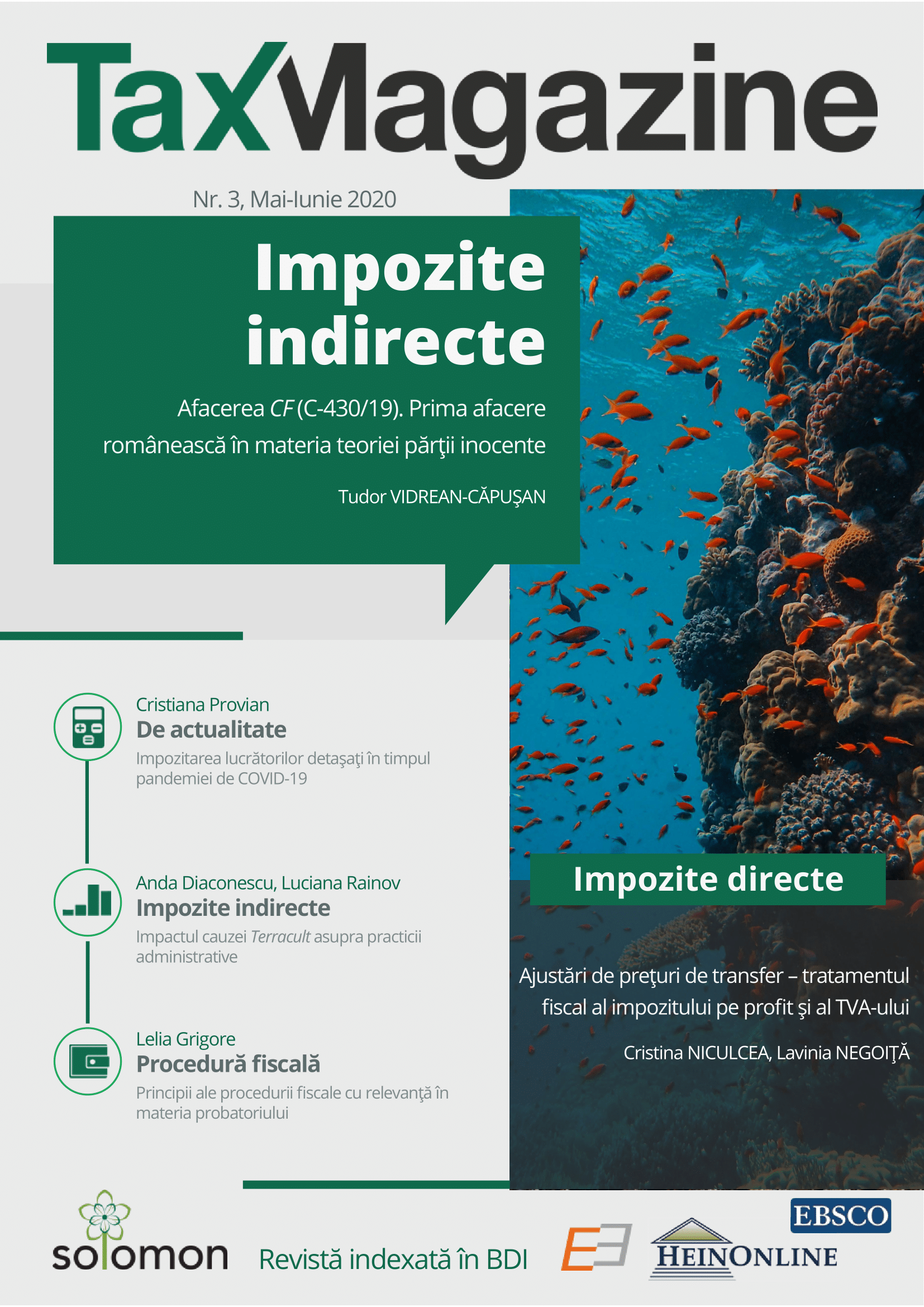 Evoluţii fiscale recente