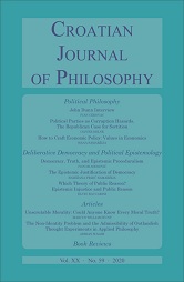 David Hitchcock, On Reasoning and Argument. Essays in Informal Logic and on Critical Thinking