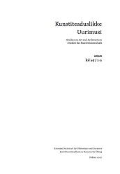 ‘Pro-Raphaelites’. The Classical Ideal in Religious Art and the Actor Potential of Artworks in Estonia and Livonia in the First Half of the Nineteenth Century Cover Image