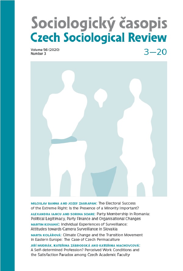 A Self-determined Profession? Perceived Work Conditions and the Satisfaction Paradox among Czech Academic Faculty Cover Image