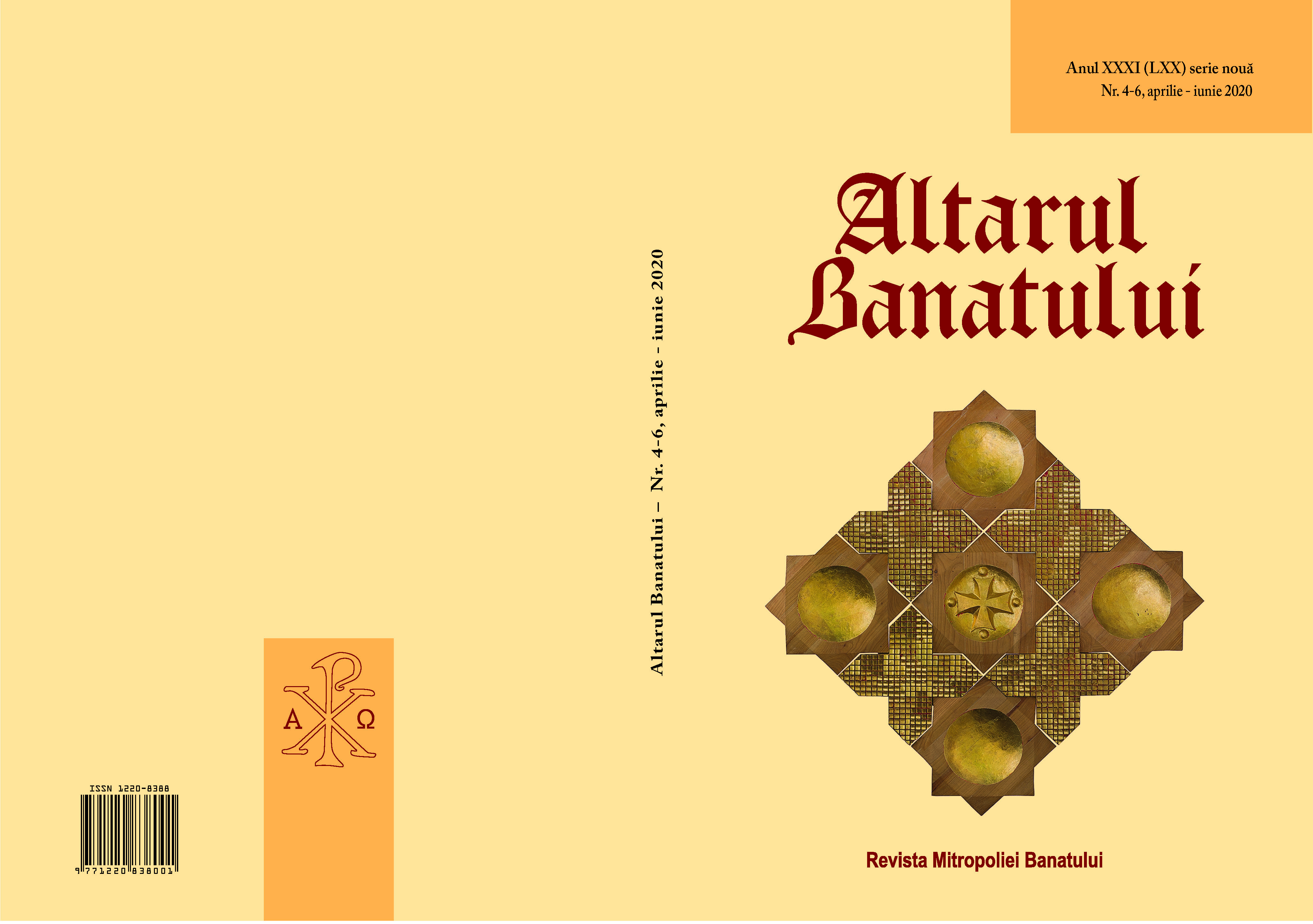 NICOLAE ILIEȘIU AND ITS CONTRIBUTION TO THE
KNOWLEDGE OF MEDIEVAL HISTORY OF BANAT Cover Image