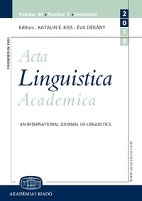 Segment–zero alternations in Galician definite article allomorphy Floating consonants at the left-edge of morphemes Cover Image