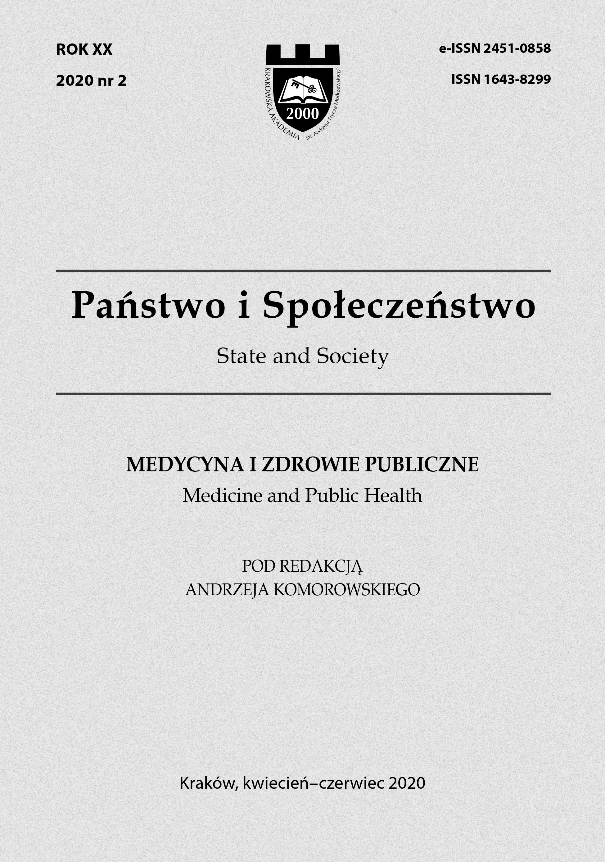 Prof. dr hab. med. Stanisław Sporny 1954–2020 Cover Image