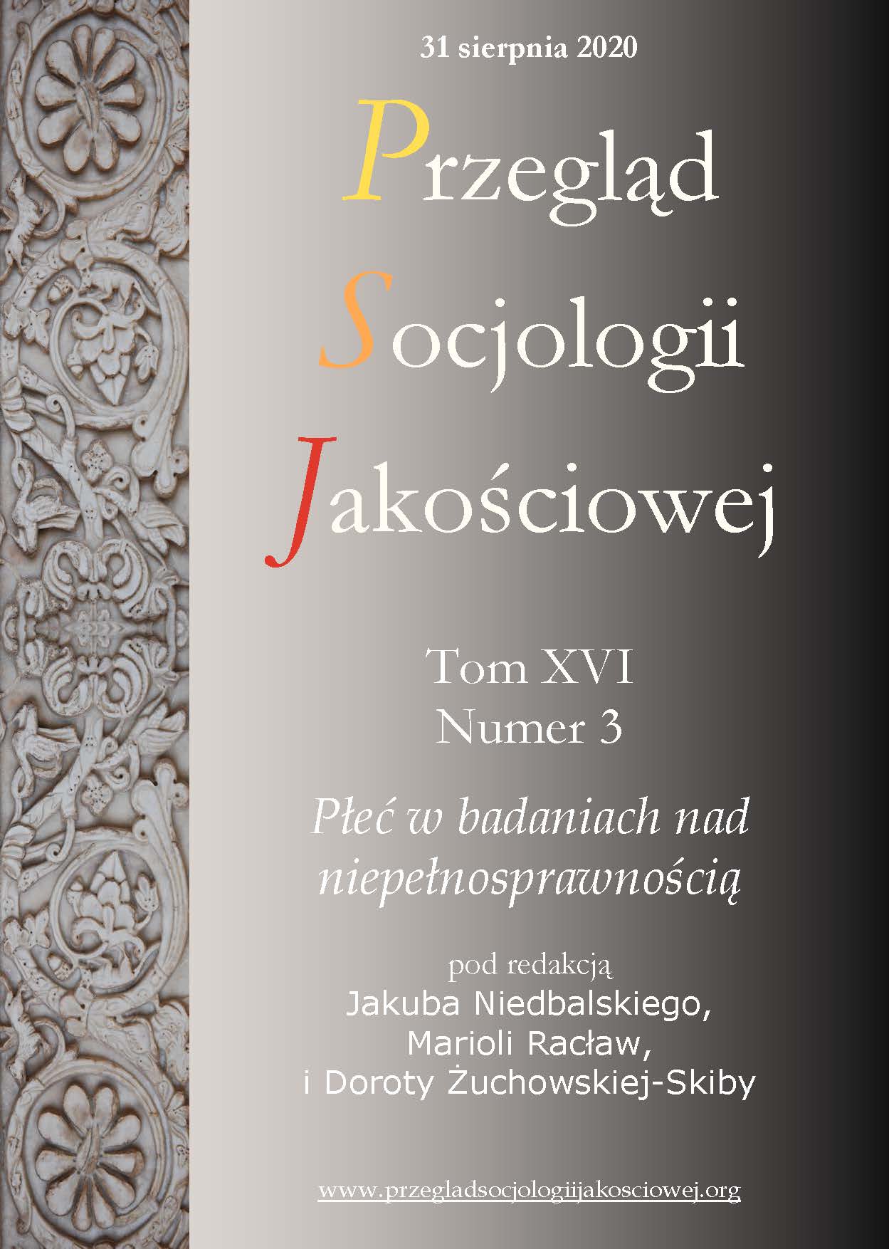 Laicy jako rzecznicy. Opinie osób niepełnosprawnych jako głos w polemice toczonej przez reprezentantów socjologii medycyny i studiów nad niepełnosprawnością