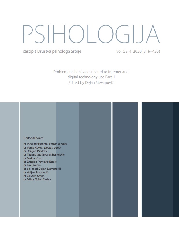 Relationship of Problematic Internet Use and Positive Orientation Indicators in Adolescents