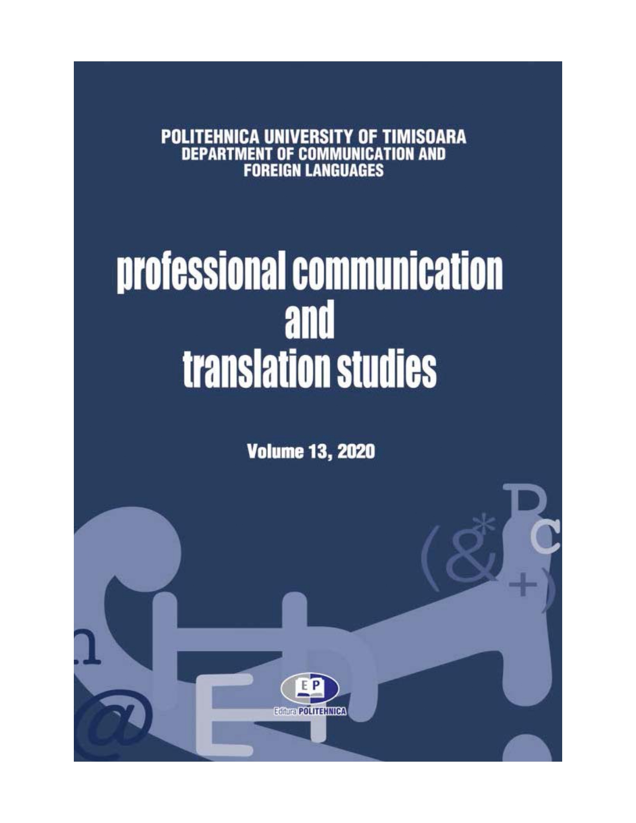 "VIRTUAL" OR "FACE TO FACE" COMMUNICATION, WHICH PLAYS THE DECISION FACTOR IN THE RELATIONSHIP TEACHER / STUDENT Cover Image