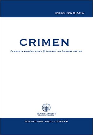 BIBLIOGRAFIJA ČASOPISA CRIMEN 2010–2019