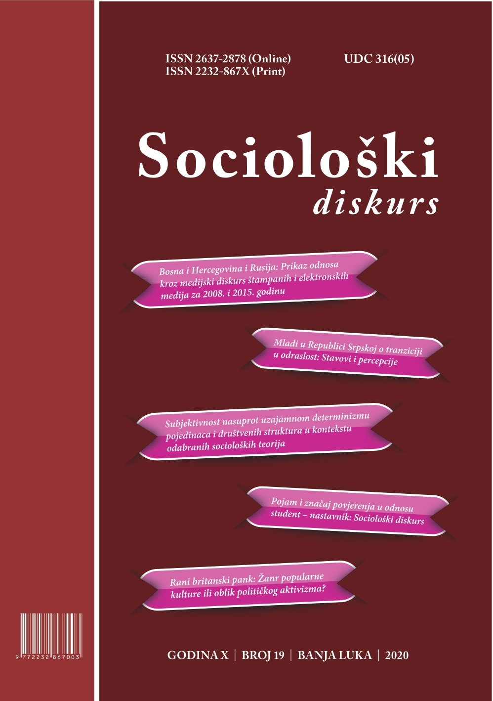 Subjectivity versus mutual determinism of individuals and social structures in selected sociological theories context Cover Image