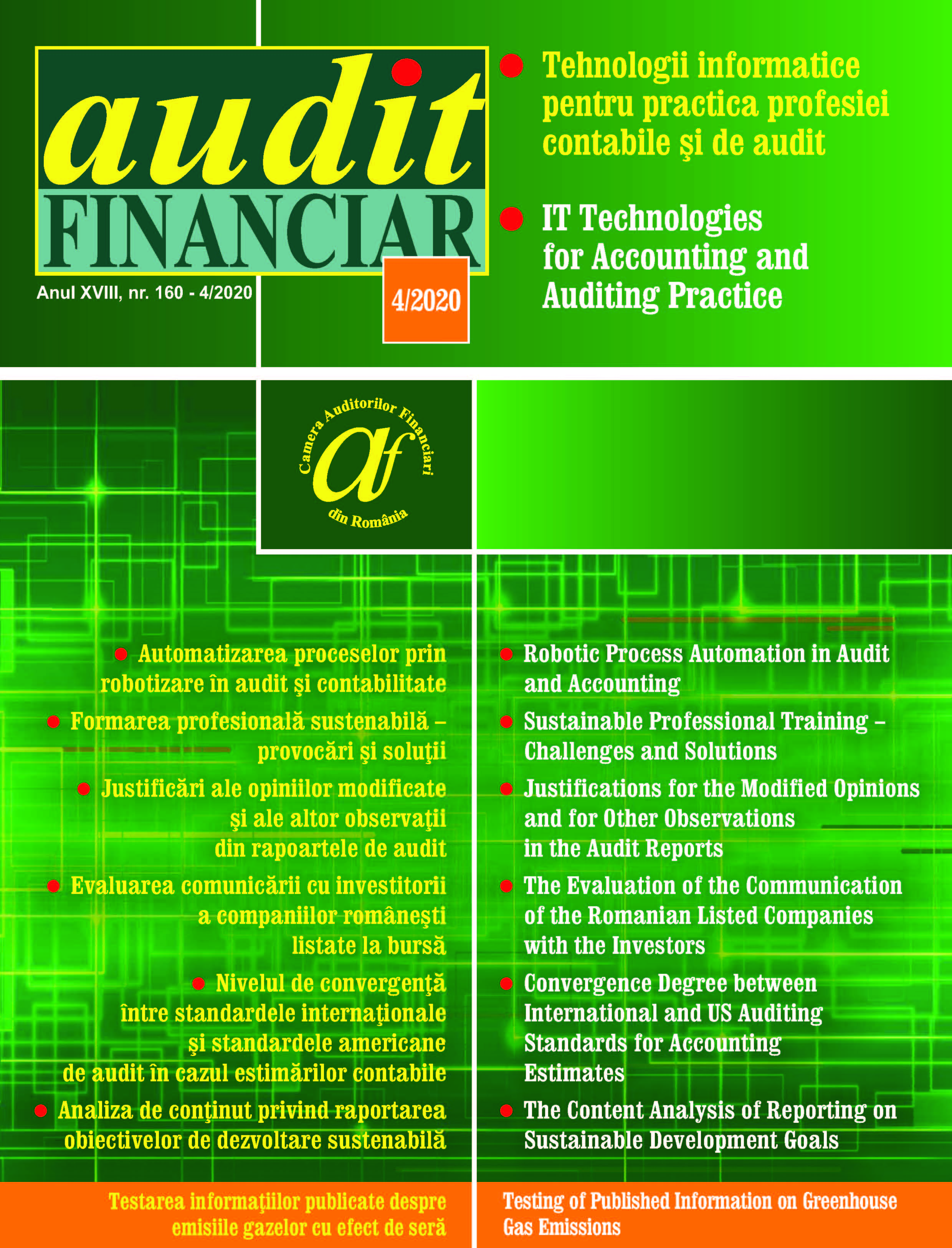 Measurement of Convergence Degree between International and US Auditing Standards for Accounting Estimates Cover Image