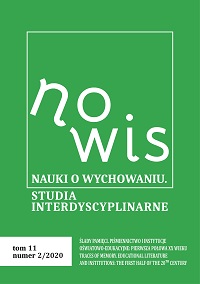 Popularisation of the Idea of New Education in the Magazine “Wychowanie Przedszkolne” Cover Image