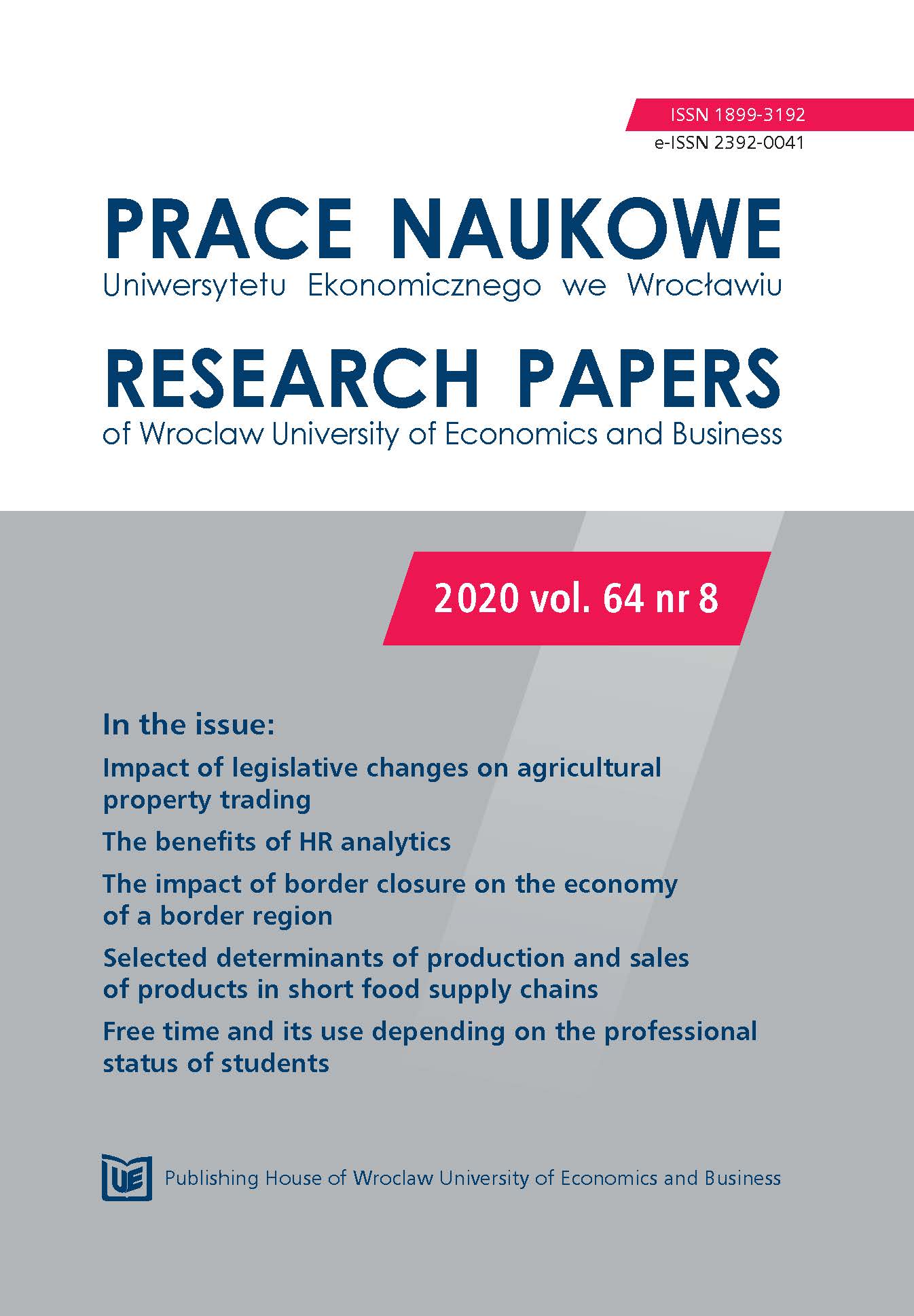 The impact of border closure on the economy of a border region – as exemplified by the Polish-German borderland Cover Image