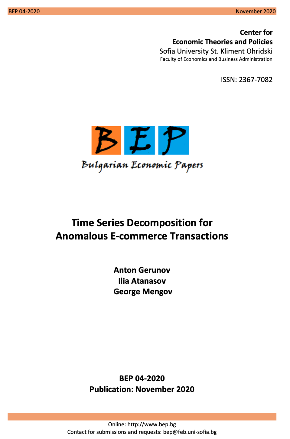 Time Series Decomposition for Anomalous E-commerce Transactions Cover Image