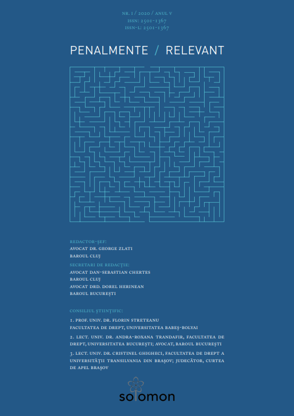 A NEW THEORY ON THE ACTIVE SUBJECT OF AN OFFENCE Cover Image