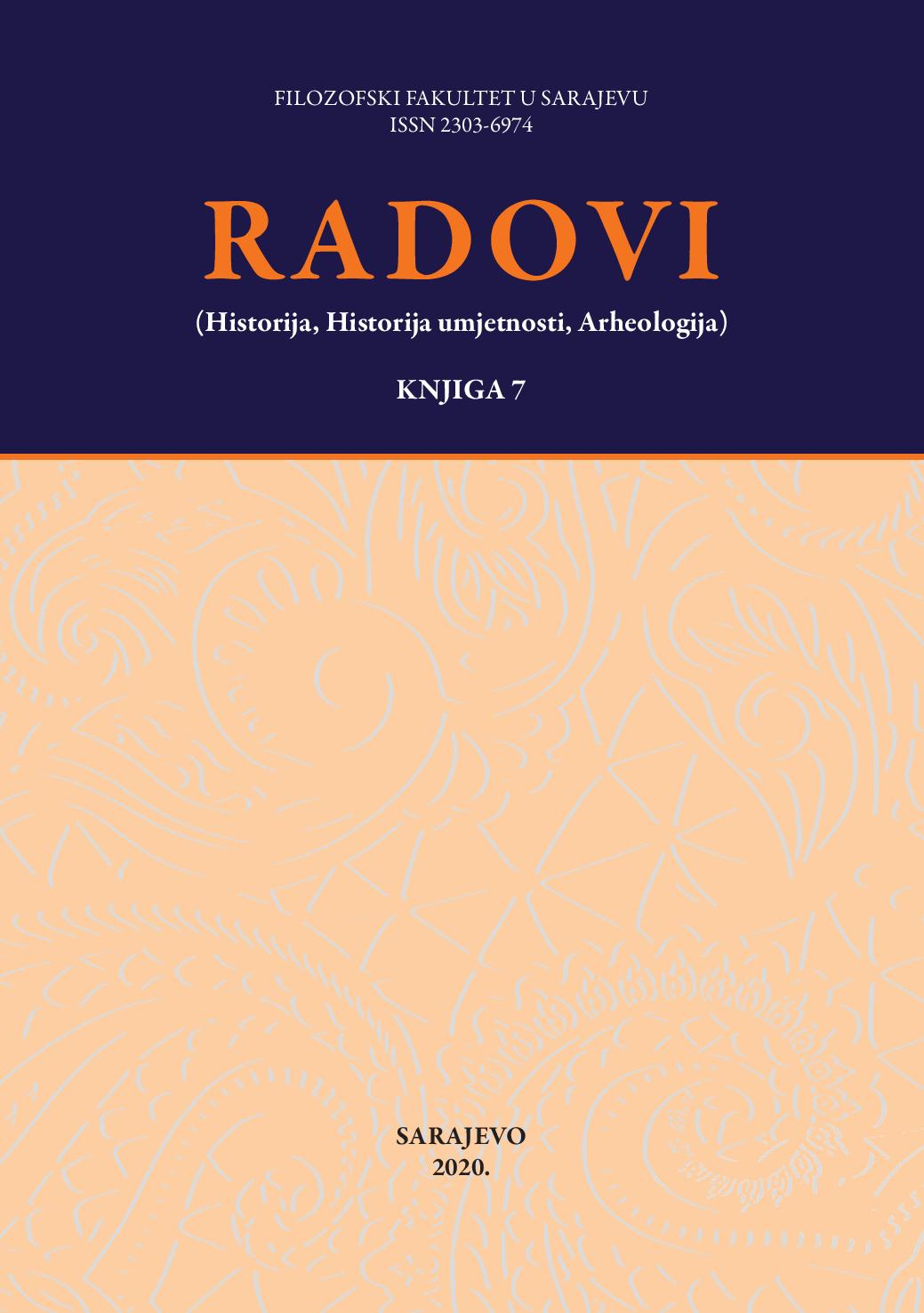 BIBLIOGRAFIJA GODIŠNJAKA DRUŠTVA ISTORIČARA BOSNE I HERCEGOVINE, SARAJEVO (I do XL-XLI)