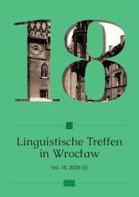 Less means more – Reflections on the Traduction of Phraseological Expressions in Teaching German as a Foreign Language Cover Image