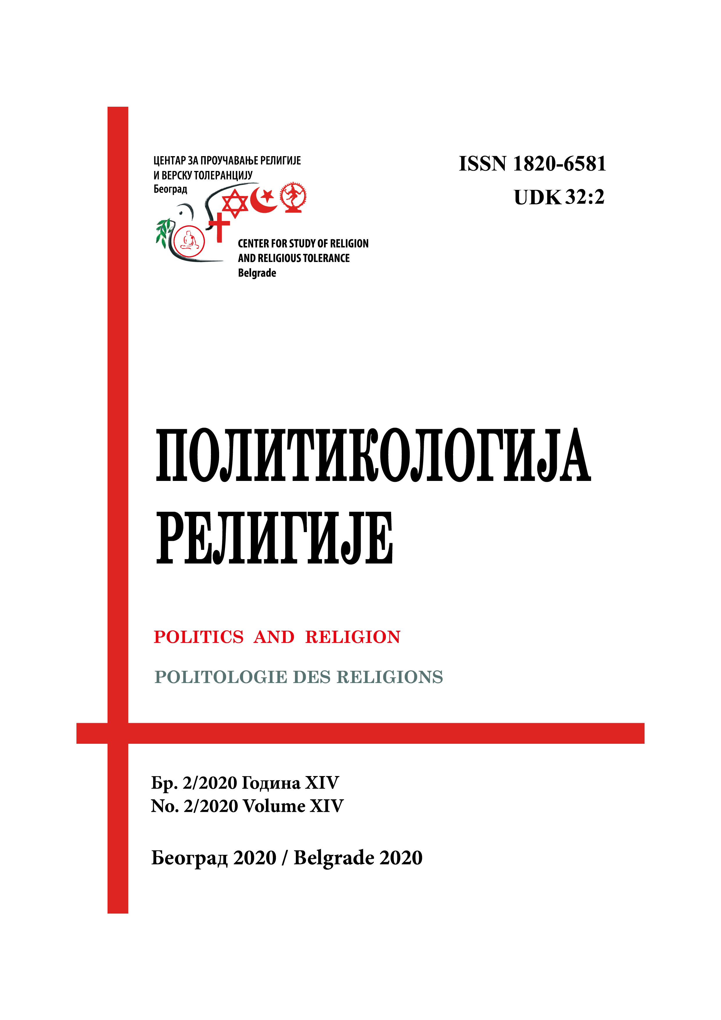 HISTORY OF POLITOLOGY OF RELIGION IN POLAND. А 
RESEARCH OVERVIEW