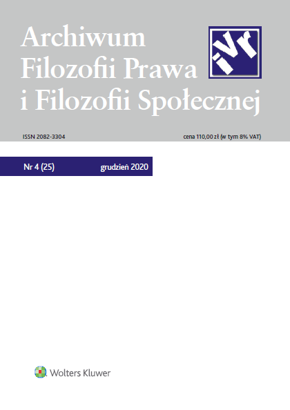 Stan wyjątkowy w perspektywie filozofii prawa. Próba definicji