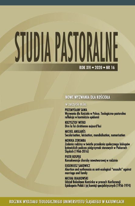 Wyzwania dla Kościoła w Polsce. Teologiczno-pastoralna refleksja w kontekście epidemii