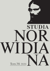 A notebook with Norwid on the cover. Notes on the presence of Cyrian Norwid in the volumes of poetry titled Kochanka Norwida and Nie dam ci siebie w żadnej postaci by Eugeniusz Tkaczyszyn-Dycki Cover Image