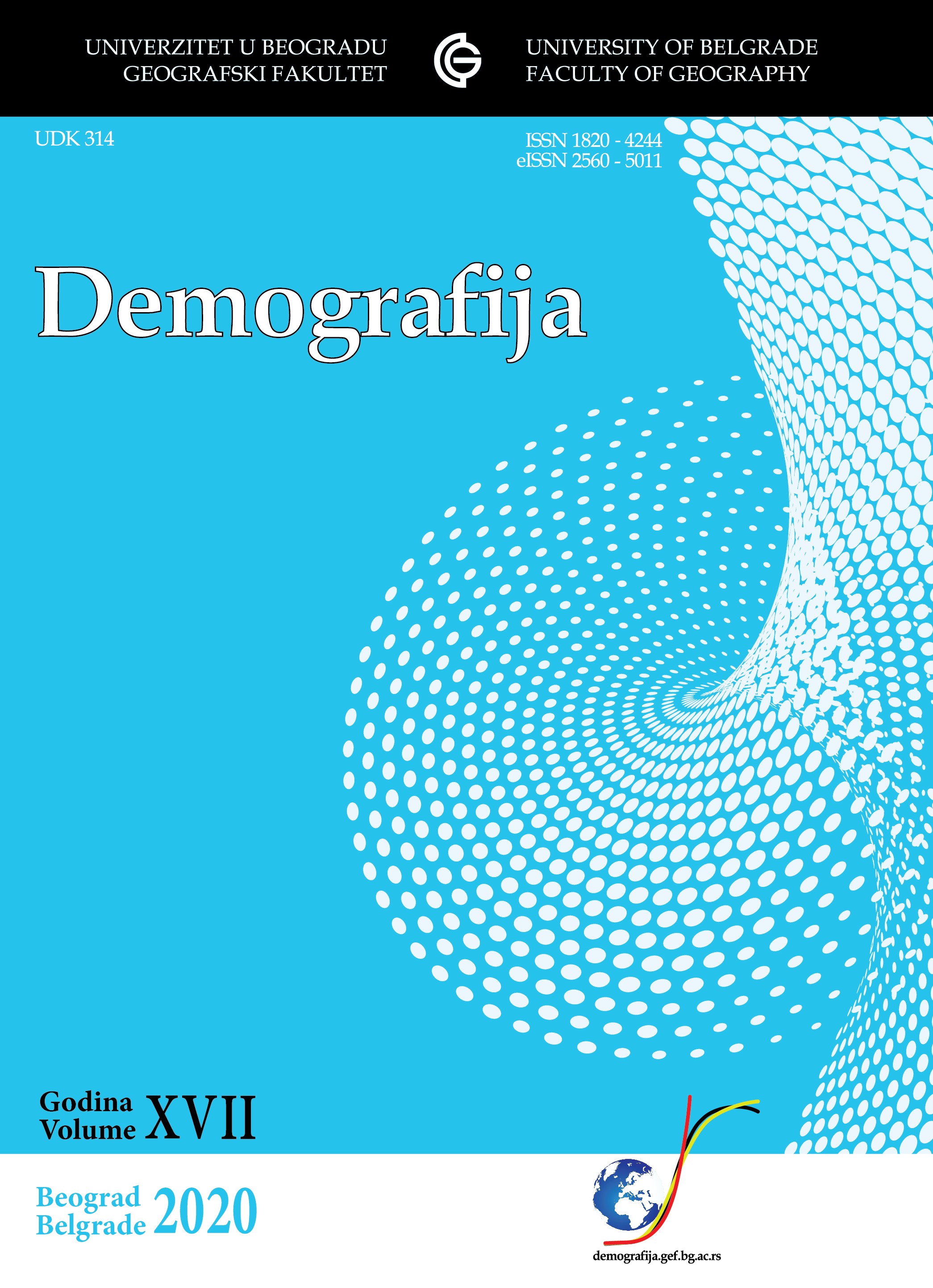Age Waves of Baby Boom and Baby Bust Generations through Arithmetic and Geometric Coefficients of Population Ageing in Serbia Cover Image