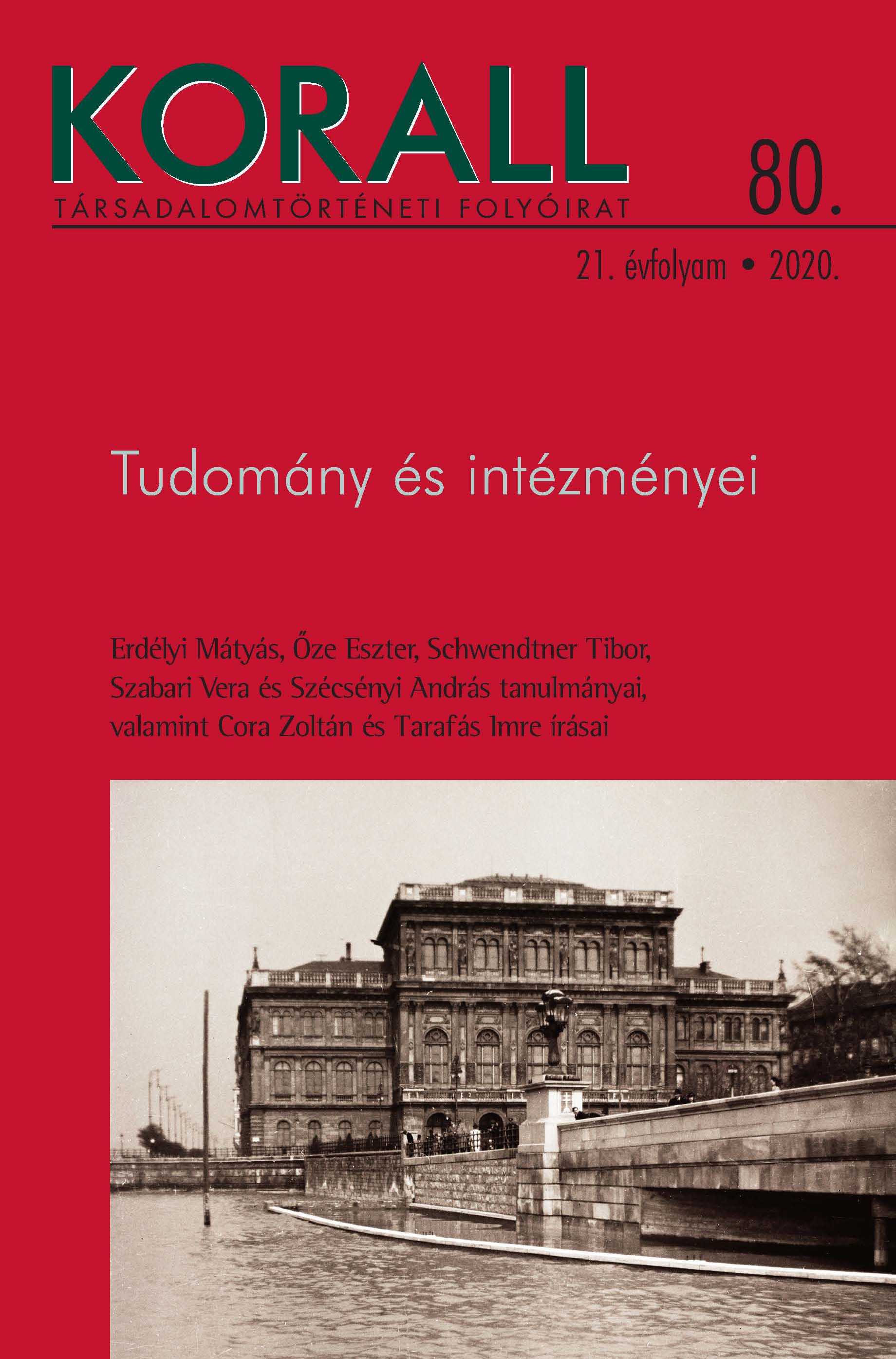 Social Policy in Hungary and the Loss and Consolidation of Assets of the Social Security System between 1945 and 1947 Cover Image