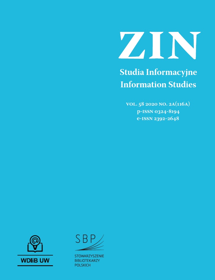 The Use of Information and Communication Technologies in Academic Libraries in a Crisis Situation. Experiences of the University of Warsaw Library Cover Image