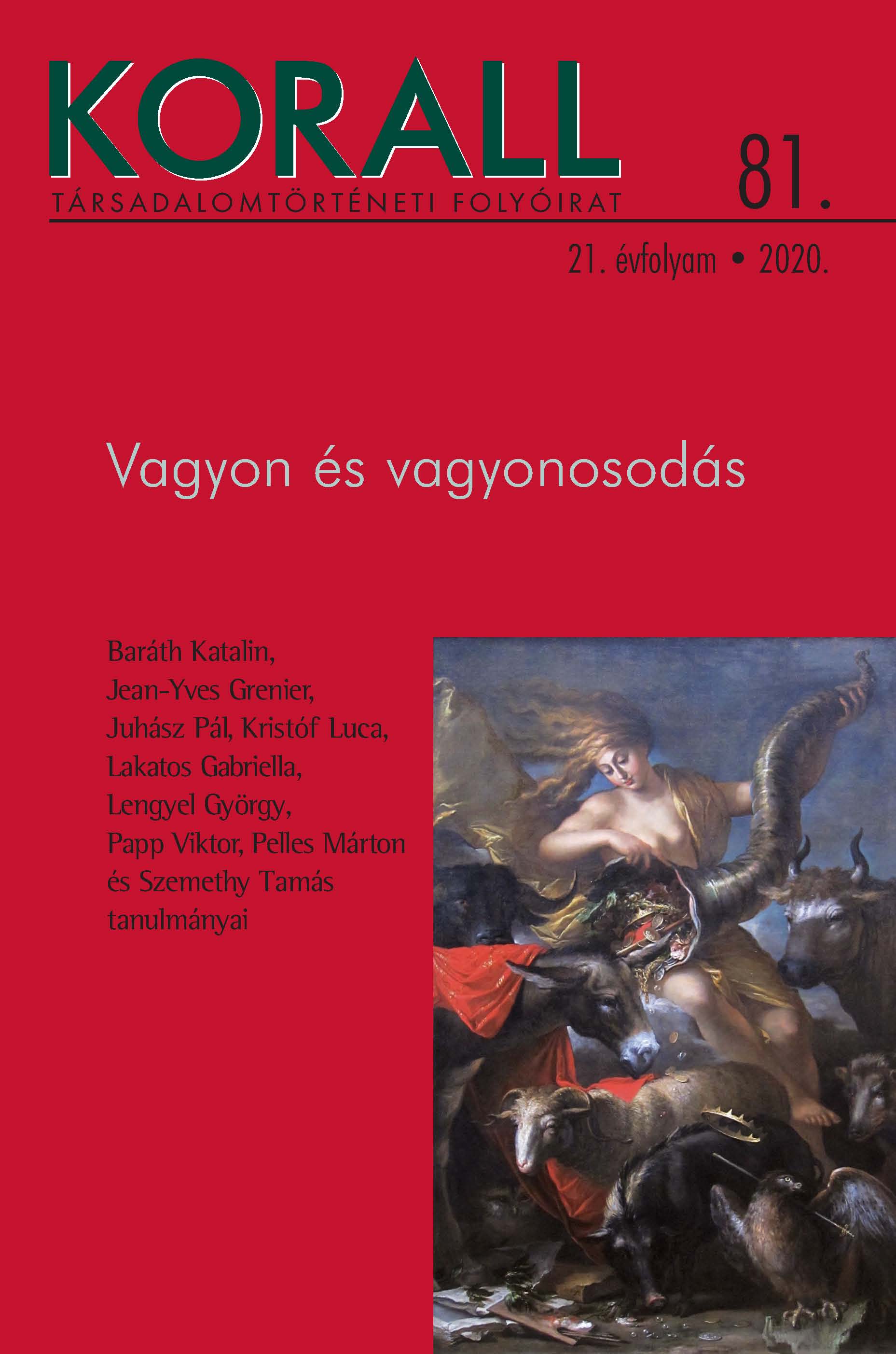 The Financial Situation of the New Elite in Eighteenth-Century Hungary Cover Image