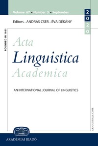 What determines the varying relation of case and agreement? Evidence from the Ugric languages Cover Image