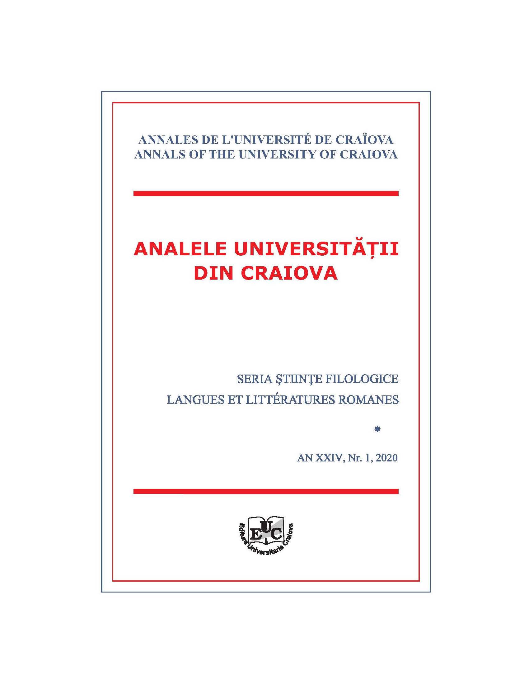 THE FNA’S LINGUISTIC ANALYSIS AND ITS ROLE IN THE IMPLEMENTATION, OF THE INTERPERSONAL RELATIONSHIP IN THE LETTERS OF MADAME DE SÉVIGNÉ Cover Image