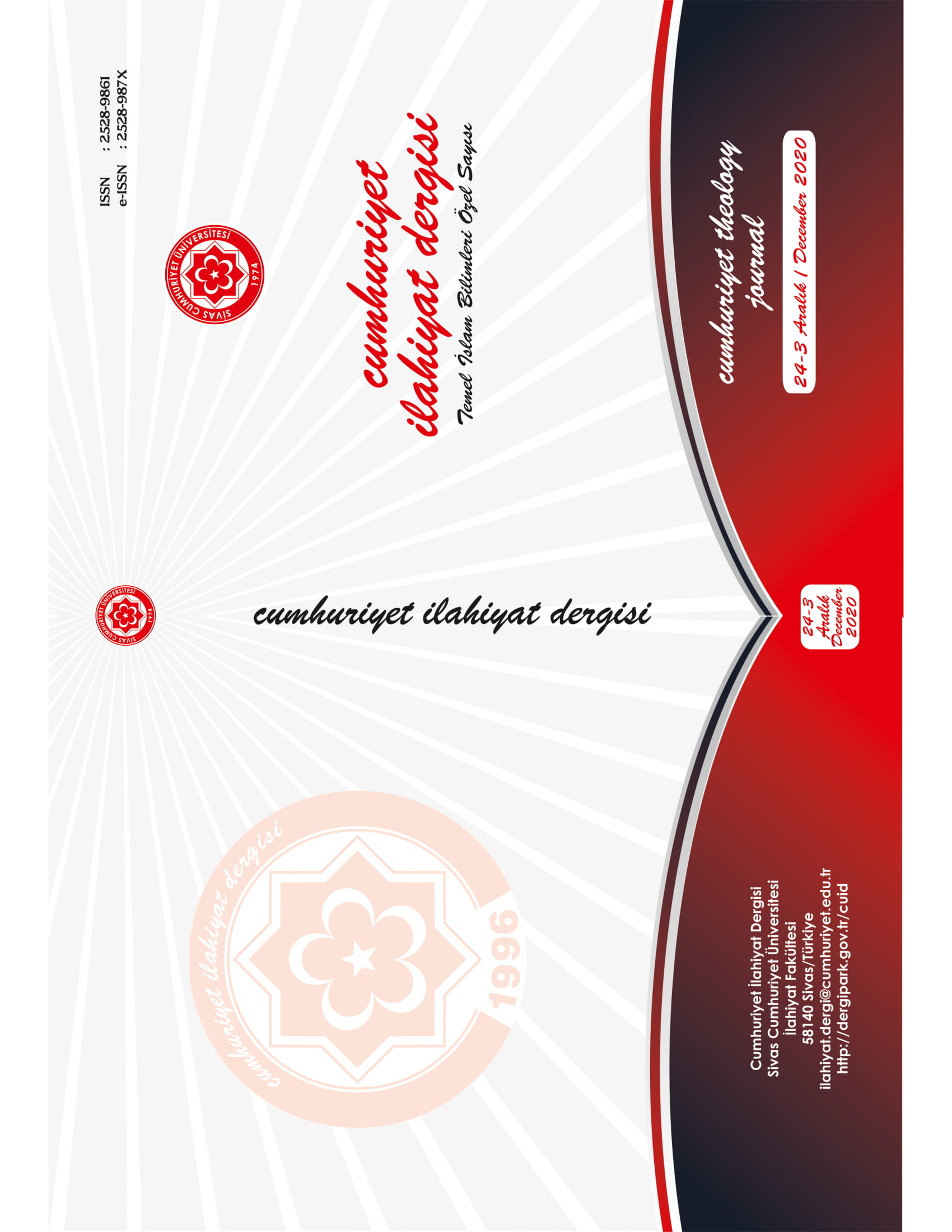 The Theory of Tawlīd in Kalâm in terms of the Limits of Freedom and Responsibility Cover Image