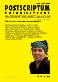 Doświadczenie tanatyczne i przezwyciężenie trwogi tanatycznej w powieściach Olgi Tokarczuk „Ostatnie historie” i „Anna In w grobowcach świata”