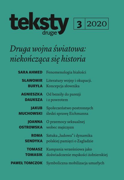 Literatury wojny i okupacji. Koncepcja słownika