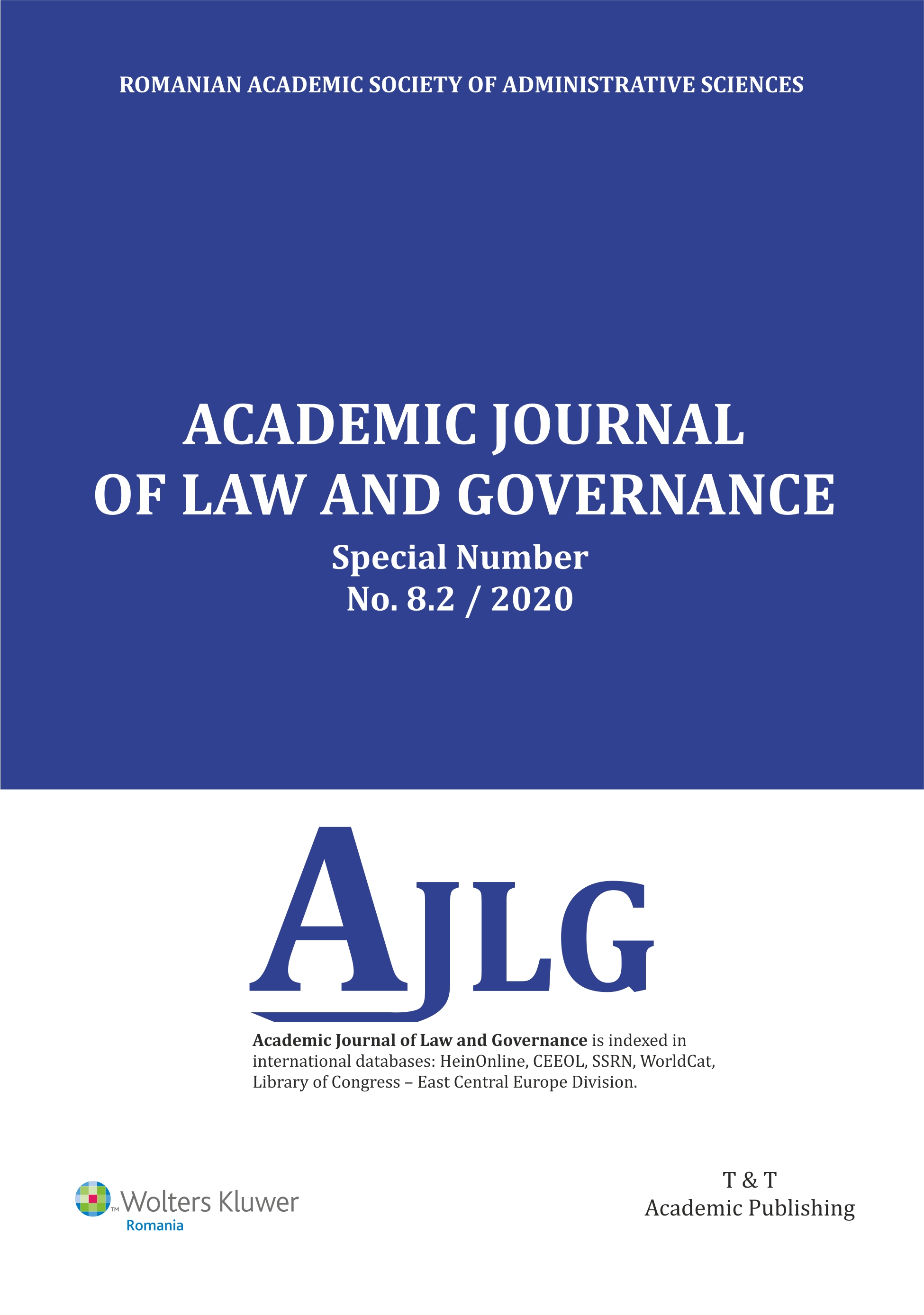 The Legal Regime of Concession Contracts for the Public Utility Service of Natural Gas Distribution. Aspects Derived from Theory and from Administrative Practice Cover Image